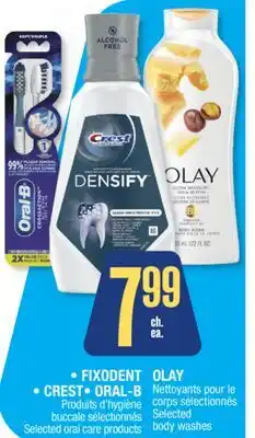 Jean Coutu FIXODENT, CREST, ORAL-B, OLAY Selected products offer