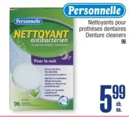 Jean Coutu Personnelle Denture cleaners offer