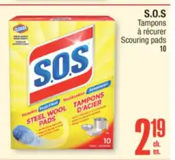 Jean Coutu S.O.S Scouring pads offer
