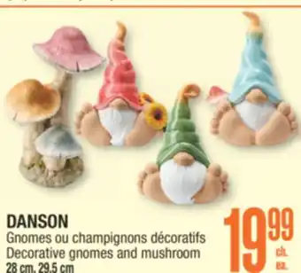 Jean Coutu DANSON Decorative gnomes and mushroom offer