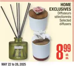 Jean Coutu HOME EXCLUSIVES Selected diffusers offer