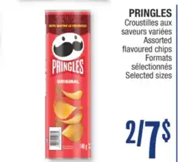 Jean Coutu PRINGLES Assorted flavoured chips Formats offer
