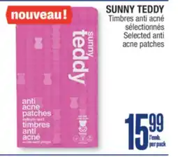 Jean Coutu SUNNY TEDDY Selected anti acne patches offer