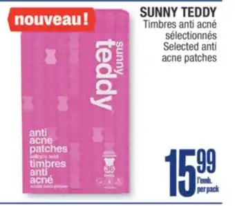 Jean Coutu SUNNY TEDDY Selected anti acne patches offer