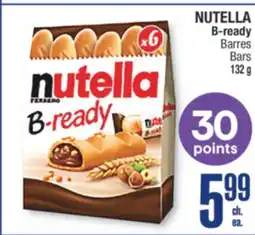 Jean Coutu NUTELLA B-ready Bars offer