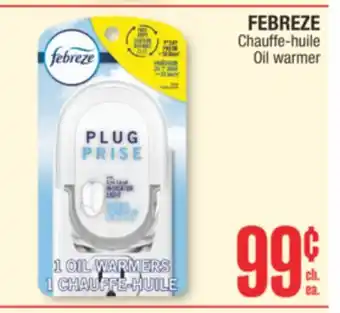 Jean Coutu FEBREZE Oil warmer offer
