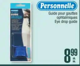 Jean Coutu Personnelle Eye drop guide offer