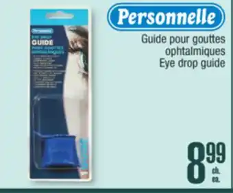 Jean Coutu Personnelle Eye drop guide offer