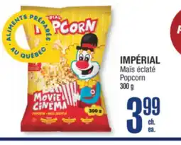 Jean Coutu IMPÉRIAL Popcorn offer