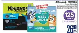 Jean Coutu NINJAMAS PAMPERS Selected training underwear offer