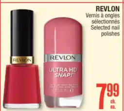Jean Coutu REVLON Selected nail polishes offer