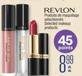 Jean Coutu REVLON Selected makeup products offer
