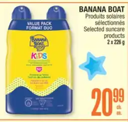 Jean Coutu BANANA BOAT Selected suncare products offer