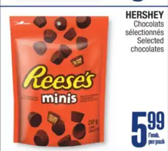 Jean Coutu HERSHEY Selected chocolates offer