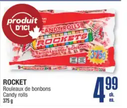 Jean Coutu ROCKET Candy rolls offer