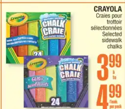 Jean Coutu CRAYOLA Craies sidewalk chalks offer