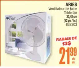 Jean Coutu ARIES Ventillateur de table Table fan offer