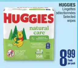 Jean Coutu HUGGIES Selected wipes offer