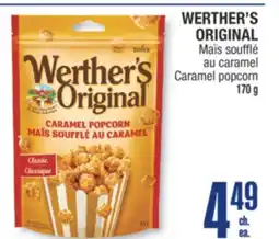 Jean Coutu WERTHER'S ORIGINAL Caramel popcorn offer