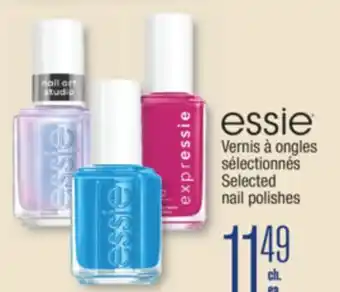 Jean Coutu essie Selected nail polishes offer