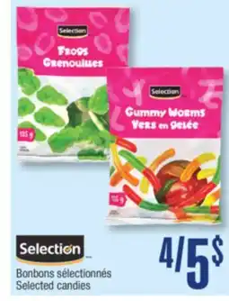 Jean Coutu Selection Selected candies offer