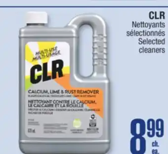 Jean Coutu CLR Selected cleaners offer