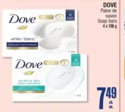 Jean Coutu DOVE Soap bars offer