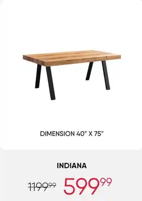 Meubles RD INDIANA offer