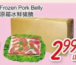 Foody Mart FROZEN PORK BELLY offer