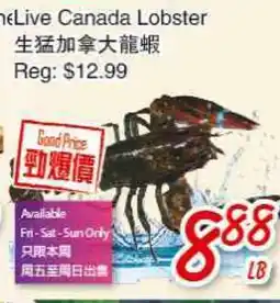 Foody Mart Live Canada Lobster offer