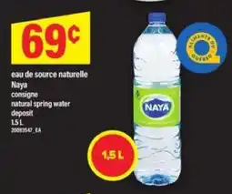Maxi eau de source naturelle Naya offer