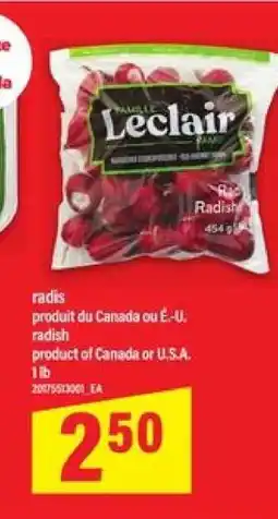 Maxi Leclair Radish offer