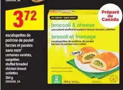 Maxi no name* broccoli & cheese stuffed breaded chicken breast cutlets offer
