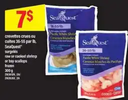 Maxi SeaQuest crevettes crues ou cuites offer