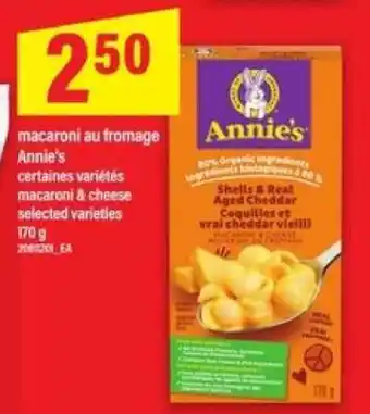 Maxi Annie's macaroni au fromage offer