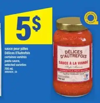 Maxi Délices D'Autrefois Sauce à la Viande offer