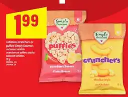 Maxi Simply Gourmet Puffies/Crunchers offer
