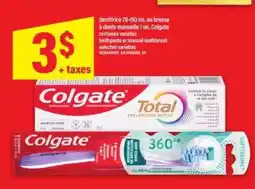 Maxi Colgate dentifrice ou brosse à dents offer