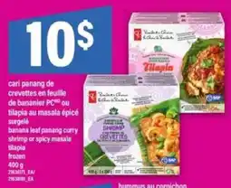 Maxi cari panang de crevettes en feuille de bananier PC ou tilapia au masala épicé offer