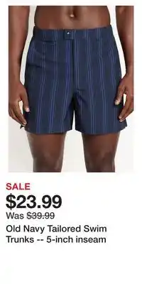 Old Navy Old Navy Tailored Swim Trunks -- 5-inch inseam offer