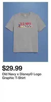 Old Navy Old Navy x Disney Logo Graphic T-Shirt offer