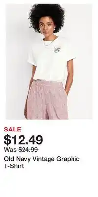 Old Navy Old Navy Vintage Graphic T-Shirt offer