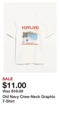 Old Navy Old Navy Crew-Neck Graphic T-Shirt offer