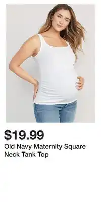 Old Navy Old Navy Maternity Square Neck Tank Top offer