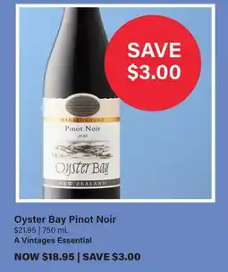 LCBO Oyster Bay Pinot Noir offer