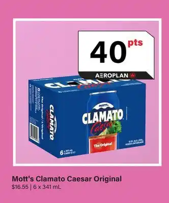 LCBO Mott's Clamato Caesar Original offer