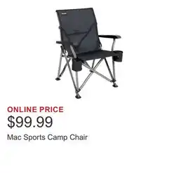 Costco Mac Sports Camp Chair offer