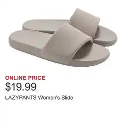 Costco LAZYPANTS Women's Slide offer