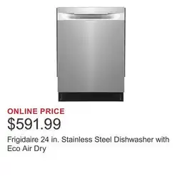 Costco Frigidaire 24 in. Stainless Steel Dishwasher with Eco Air Dry offer