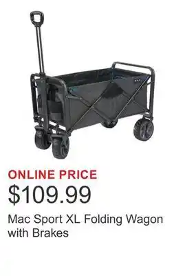 Costco Mac Sport XL Folding Wagon with Brakes offer